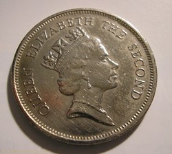 Elizabeth II - 1 Dollar 1991 - Hong Kong