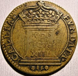 Louis XIII - Jeton, c.1640 - Gallia Fundata