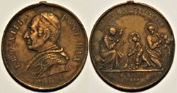 Léon XIII - Médaille 1889 Pélerinage des ouvriers français