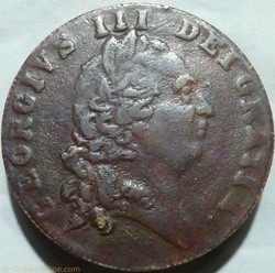 George III - Spade Half Guinea 1701 - Gaming Token - Coins - World