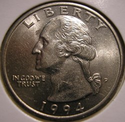 1994 P Quarter Dollar
