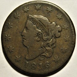 1816 One Cent