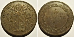 Pio IX, Papa - 5 Baiocchi 1853, Anno VII - Vaticano