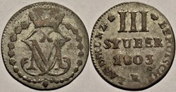 Maximilian I Joseph - 3 Stüber 1803 - Duchy of Berg (2)