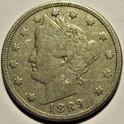 1889 5 Cents (ex.3)