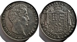 Christian VIII Denmark - 1 Rigsbankdaler / 30 Schilling Courant 1848