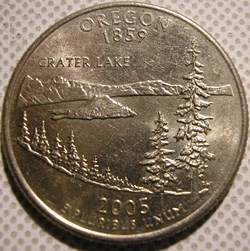 2005 D Quarter Dollar - Oregon State