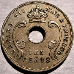 Edward VII - 10 Cents 1907 - British East Africa