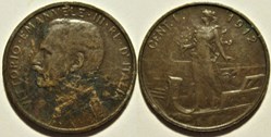 1912 Regno d'Italia, Centesimo, Roma - Vittorio Emanuele III
