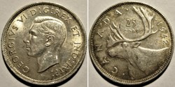 George VI - 25 Cents 1942