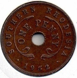 George VI - One Penny 1952 - Southern Rhodesia