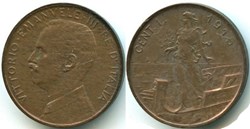 1915 Regno d'Italia, Centesimo, Roma - Vittorio Emanuele III