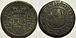 1720 Barcelona, 2 Maravedis - Felipe V (ex.2)