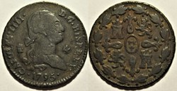 1795 - 4 Maravedis Segovia - Carlos IV de España
