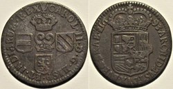 Carlos II - Liard 1693 Antwerp, Duchy of Brabant