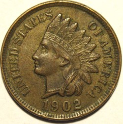 1902 One Cent (ex.3)