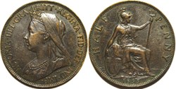 Victoria - Half Penny 1895 - Great Britain