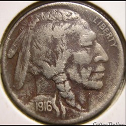 1916 5 Cents (ex.3)