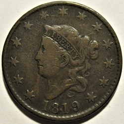 1819 One Cent