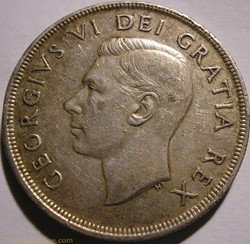 George VI - 1 Dollar 1950