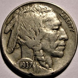 1937 5 Cents (ex.2) - Filling