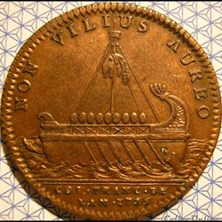 Louis XV - Colonies françaises de l'Amérique, Canada 1755 - Jeton