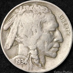 1934 Denver 5 Cents