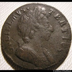 William III - Farthing 1695 Kingdom of England