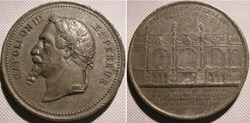 Napoléon III - 1867 Médaille de l'Exposition Universelle Paris/Espagne