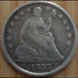 1857 Half Dime