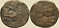 Mythe d'Icare - c.1600 Jeton de Wolf Lauffer à Nuremberg