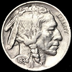 1934 5 Cents