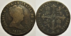 1836 Segovia, 8 Maravedis - Isabel II España