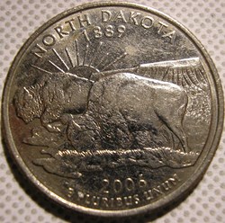 2006 D Quarter Dollar - North Dakota State (ex.2)