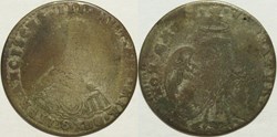 1738 Ducato di Modena, 1/2 Lira / 10 Soldi - Francesco III d'Este