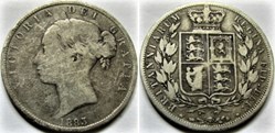 Victoria - Half Crown, 1883 - Kingdom of Great Britain