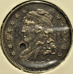 1833 Half Dime - 5 Cents
