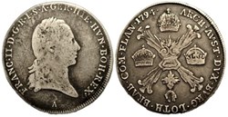 Franz II - 1/4 Kronenthaler 1794 - Wien, Austrian Netherlands