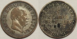 Wilhelm I - 1/2 Groschen 1867, Berlin - Kingdom of Prussia