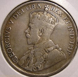 George V - 50 Cents 1918 Newfoundland