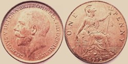 George V - One Penny 1912 - Great Britain