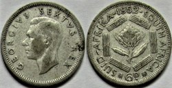 George VI - 6 Pence 1952 - South Africa