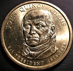 John Quincy Adams - 2008 One Dollar, Philadelphia Mint