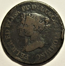 1806 Principauté de Lucca & Piombino, 3 Centesimi - Felix & Elisa Napoleon