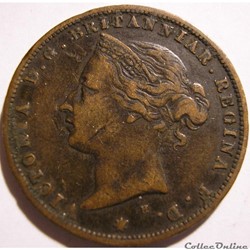 Victoria - 1/24 Shilling 1877 H - Jersey (ex.2)