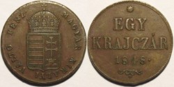 1 Krajczár 1848 - Kingdom of Hungary, War of Independence