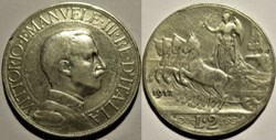 1912 Royaume d'Italie, 2 Lire, Roma - Vittorio Emanuele II