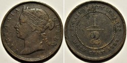 Victoria - Half Cent 1889 - Straits Settlements, Malaysia