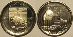 Manitoba - 1970 Centennial Medal of Entry into Confederation