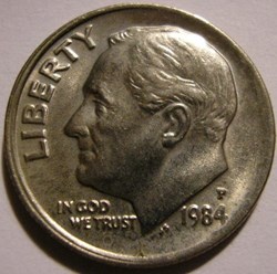 1984 Dime